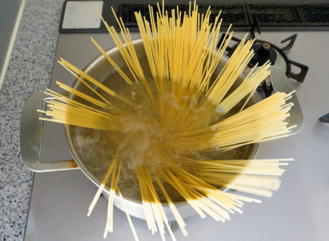 はまぐりとミニトマトのボンゴレ