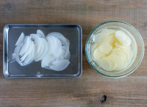 はまぐりとじゃがいもの和風ポタージュ