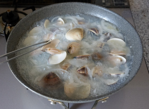 はまぐりとじゃがいもの和風ポタージュ